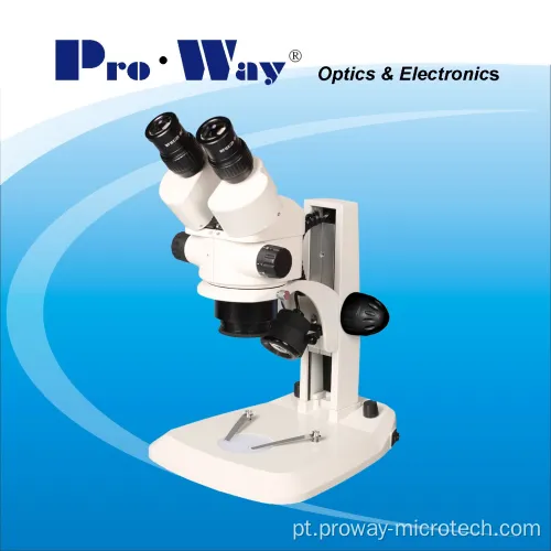 Microscópio estéreo de zoom 7x-45x profissional 7x-45x